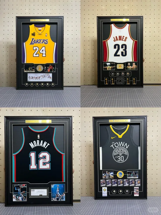 Shadow Hockey Jersey Униформа коробка рубашка баскетбольная деревянная фоторамка для спортивных видов спорта футбол