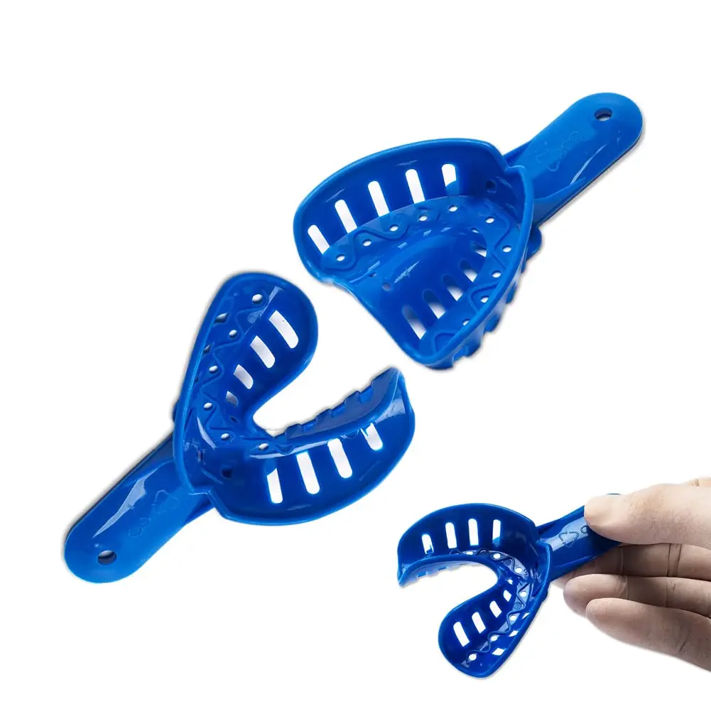 SJ Implant impression tray pedo adult abs teeth orthodontic tray dental colorful plastic impression trays