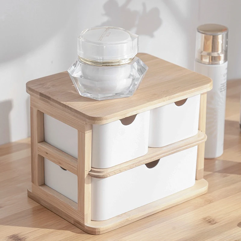 
Bamboo fibe storage box organizer office desk organizer wooden storage box with OEM ODM 