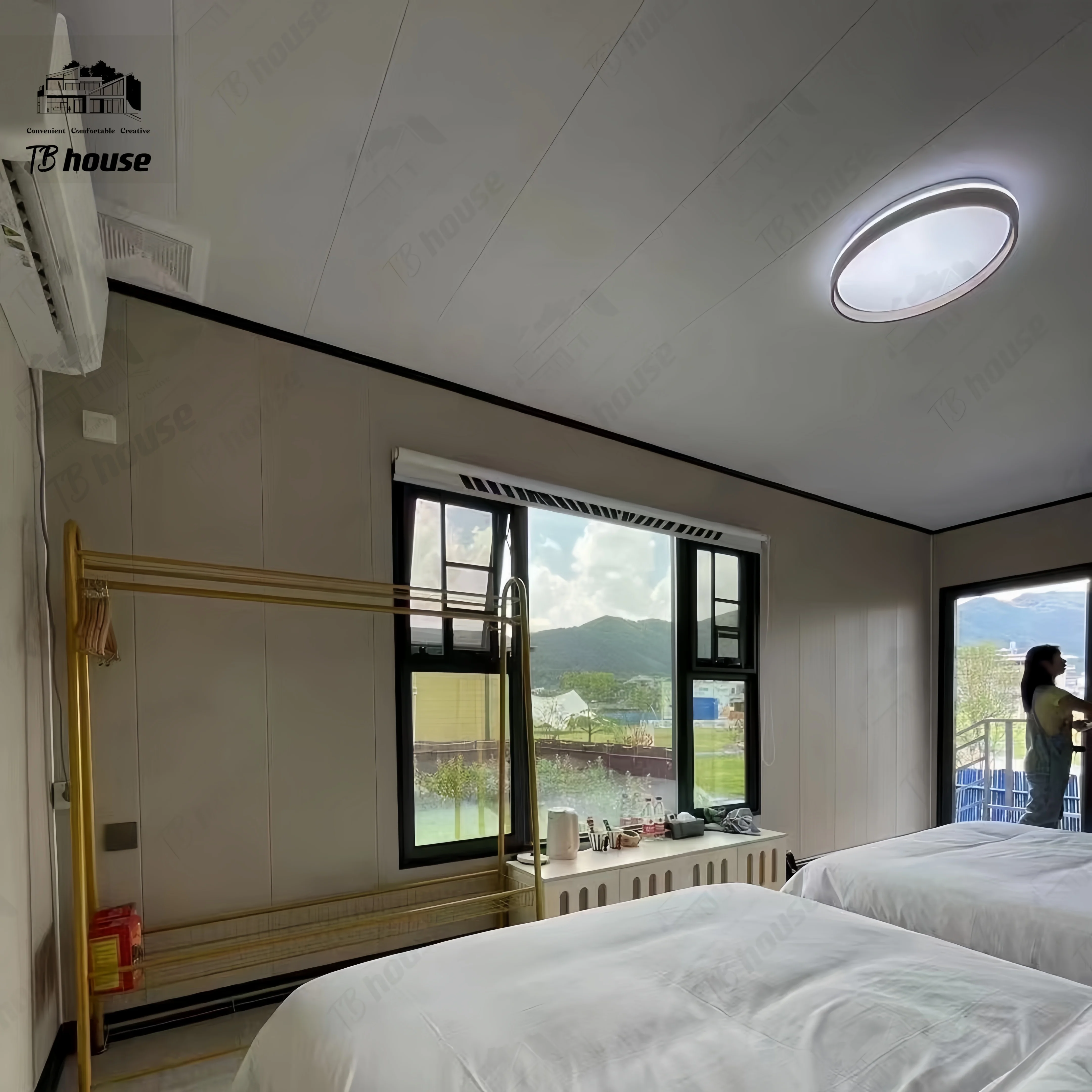 Integrated Tiny Housing Residential Office Travel Luxury Modern Prefabricated Can Be Disassembled