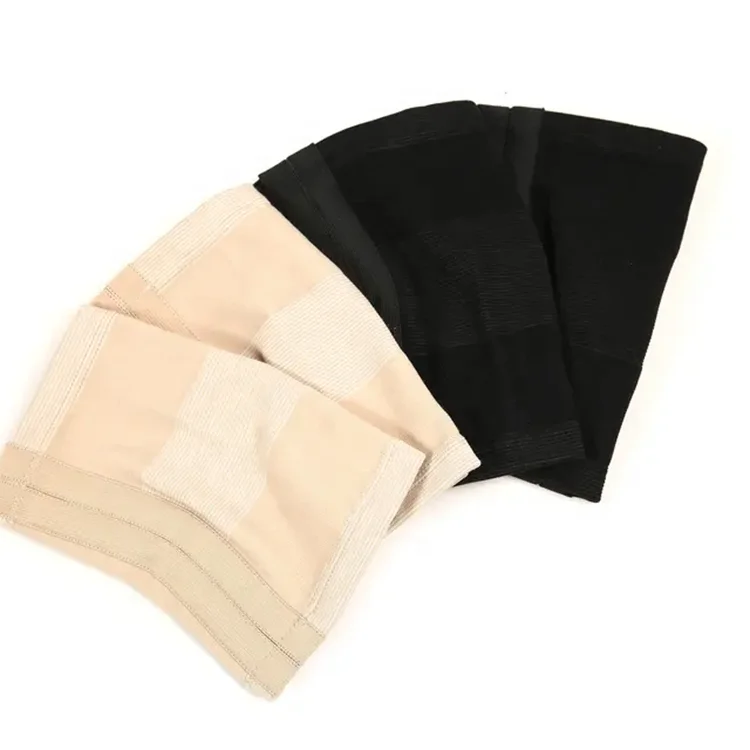 Wholesale Nylon Knee Pads Elastic Knitted Knee Support Sleeve Lateral Longitudinal High Elasticity Sports Compression Protection