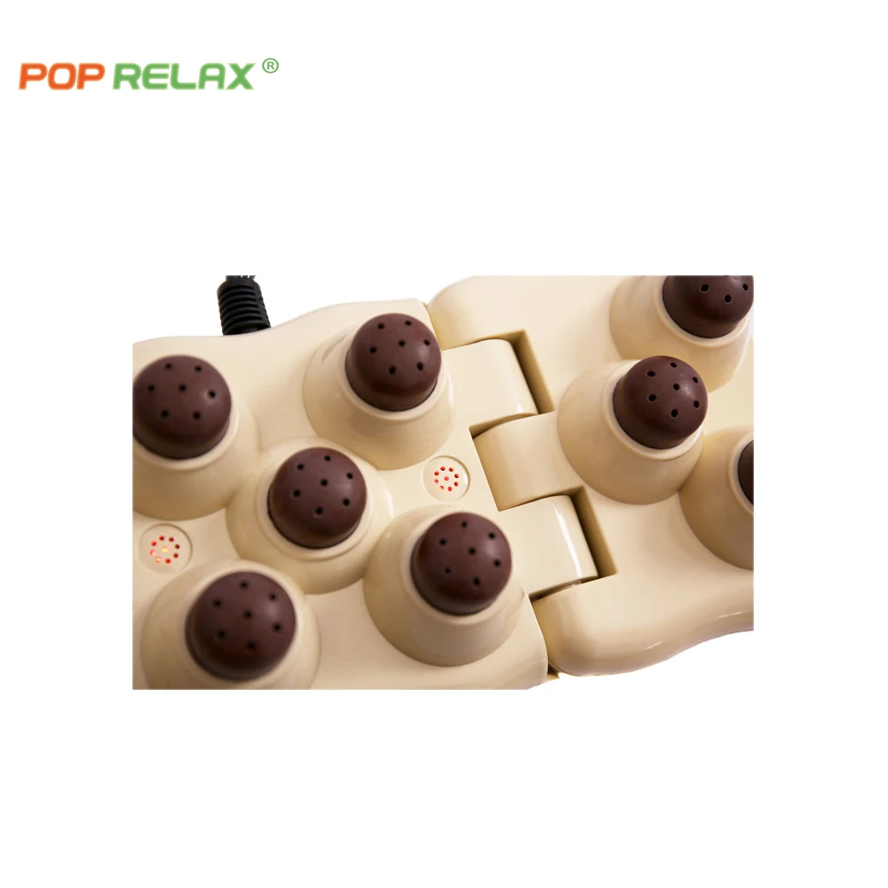 FCC CE 11 balls infrared heating projector massager tourmaline jade price handheld multifunctional thermal massage device