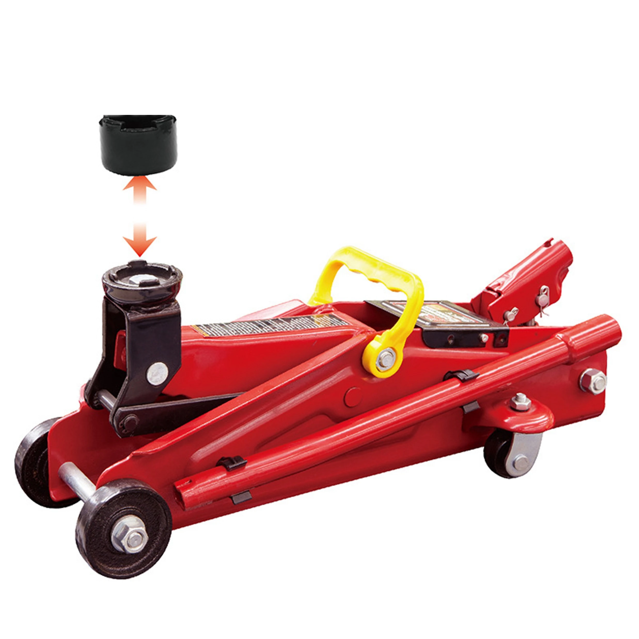 2t Horizontal Car Jacks Automotive Repair Tool Hydraulic Quick Car Lifts Floor Jack