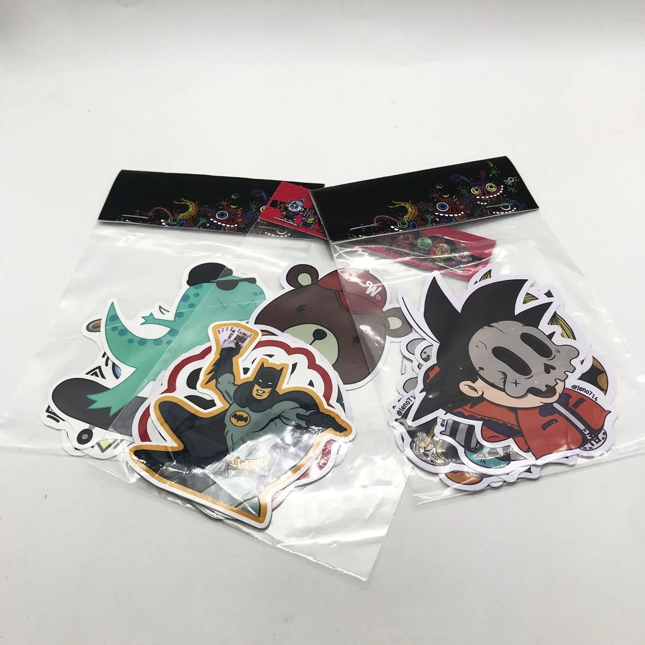 Custom Printed Irregular Die Cut Cute Cartoon Sticker Pack