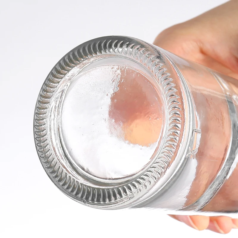 Popular All Over The World Glass Vodka Bottles 500Ml Wine Bottle Glass Glass Wine Bottle