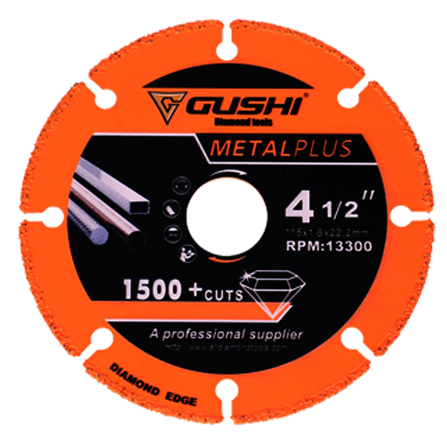Оптовая продажа OEM 350 мм Metalplus дисковая пила Алмазная режущая для резки металла
