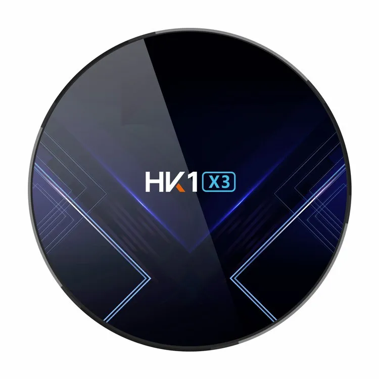  Голосовая ТВ-приставка HK1 X3 с разрешением 8K медиаплеер 4 ГБ/32 ГБ 1000 Мбит/с мощный чип LAN Игровая приставка Amlogic S905X3 поддержкой OEM и