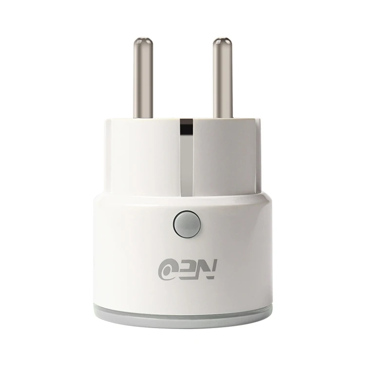 Лучшие продажи App управление NEO NAS-WR01W 16A штепсельной вилки евро ГРМ Мини 2 4G Wi-Fi электрическая штепсельная вилка EU с измерителем мощности
