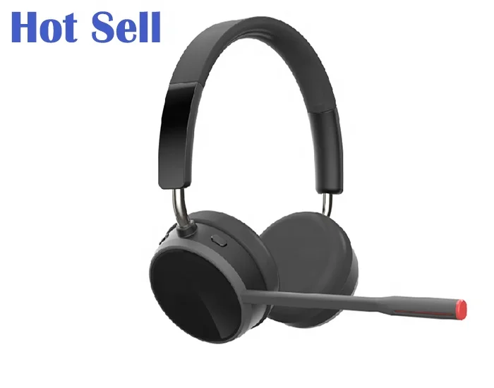 Beat Quality Wireless Usb Noise Cancelling Call Center Headphones Office Computer Headphones With Microphone For Business