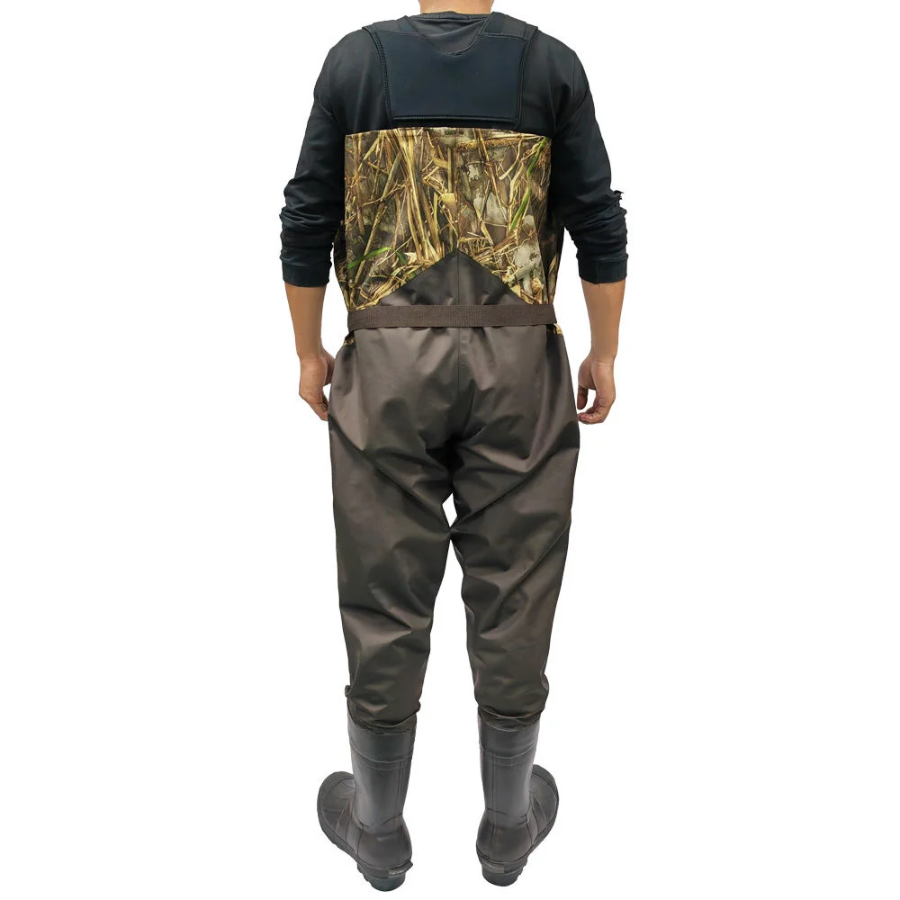 Duck Hunting Waders Max 7 Camouflage Brown Wading Pants 1200g Insulation Waterproof Boots Zipper Neoprene Fly Fishing Wader