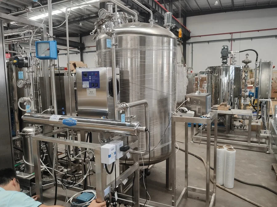 cGMP 500LPH Pasteurization RO EDI Water Purification System for Pharmaceutical Industry