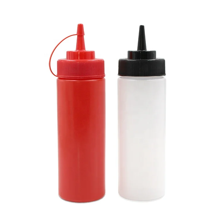 LDPE Squeeze Tomato BBQ Chili Hot Sauce Plastic Bottle
