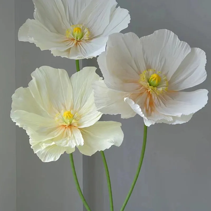 Wholesale Wedding White Giant Flower Decoration Giant Artificial Flower Wedding Shop Store Display Giant Paper Flowers