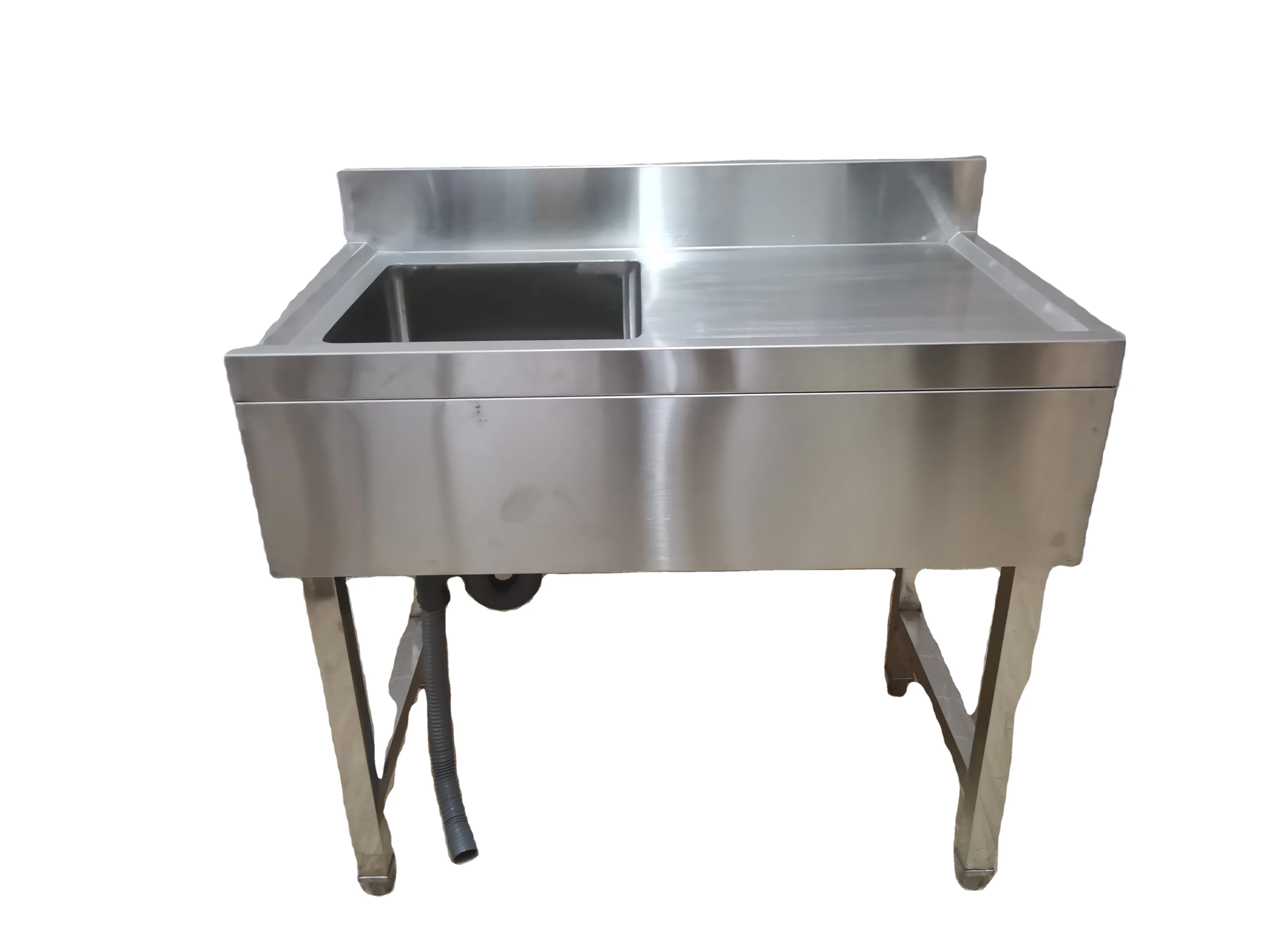 Hot sale Durable Commercial Stainless Steel Washing Sink Kitchen Sink With Drainboard