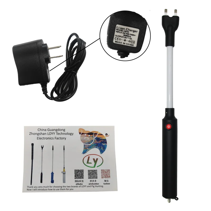 New design new fashion 45cm waterproof high-power livestock management tool electronic pig drive