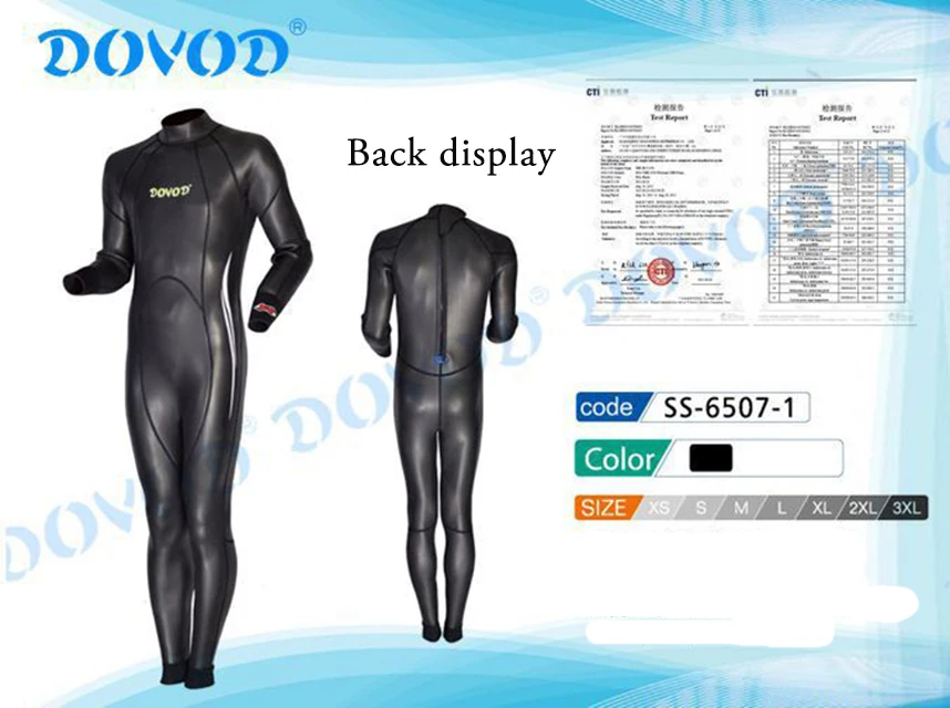 Custom 2.5 MM Triathlon Smooth Skin Neoprene Wetsuit Divng Equipment For Water Sports