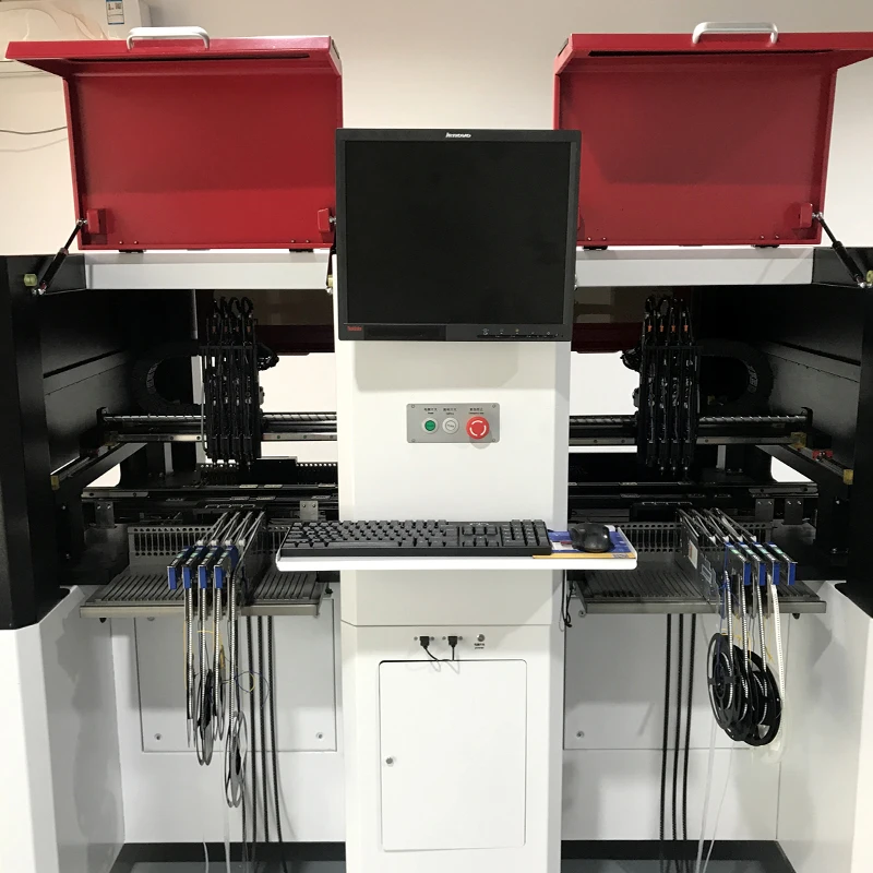 Fully Automatic 8 Head Pick and Place Machine DSQ800 LED Chip Mounter With 120 Feeder Position