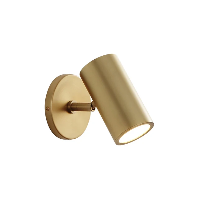 
All copper led wall lamps for living room bedroom unique spotlight wall lights indoor modern 