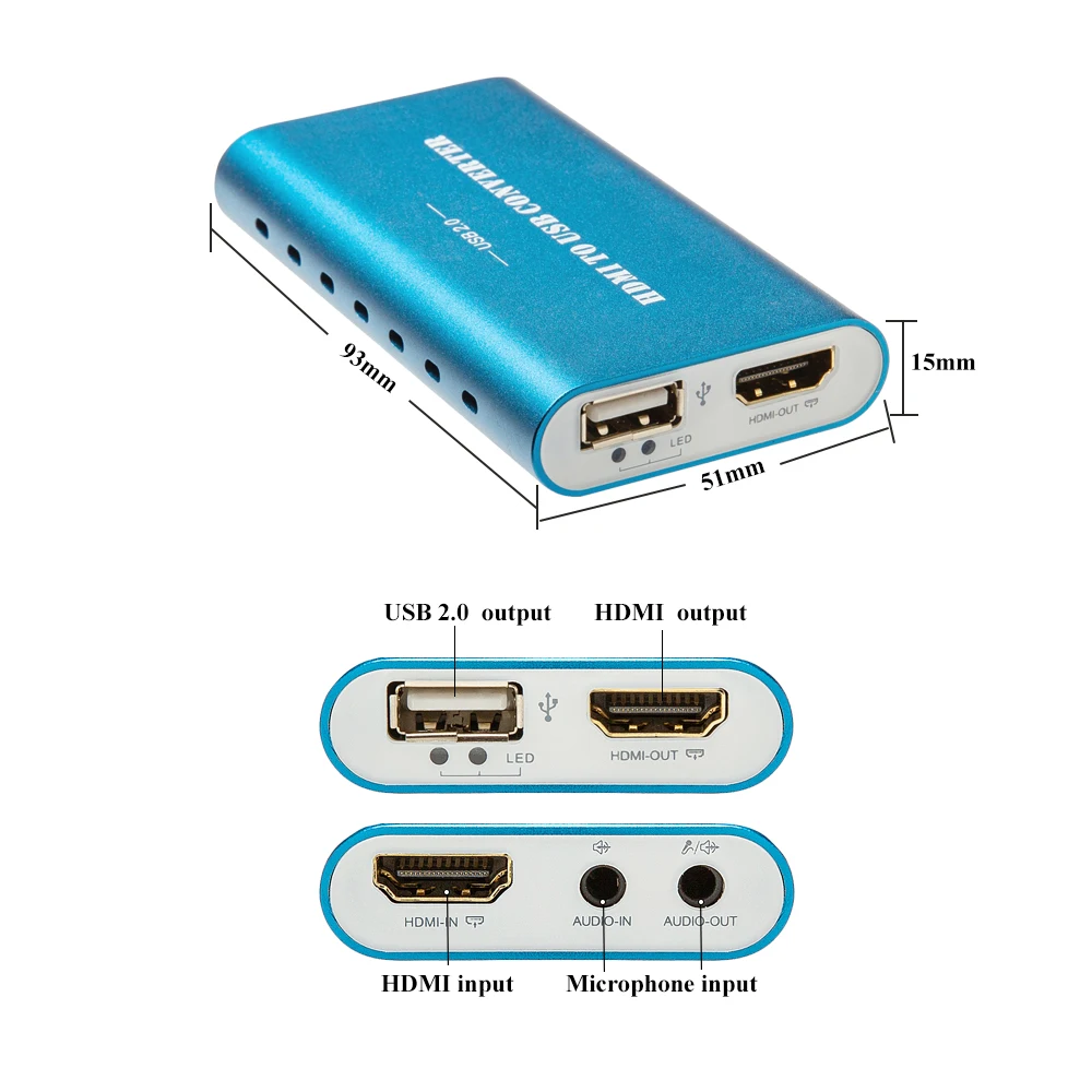  Haiwei usb 2 0 карта захвата игр живая трансляция HDMI fhd устройство видео hdmi