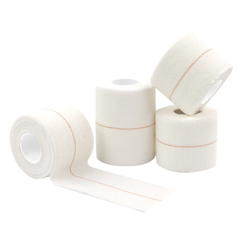 OEM 5CM x 4.5M Porous Zinc Oxide Hot Melt Adhesive White Color Elastic Adhesive Bandage For Wrists Knees Ankles And Other Joints