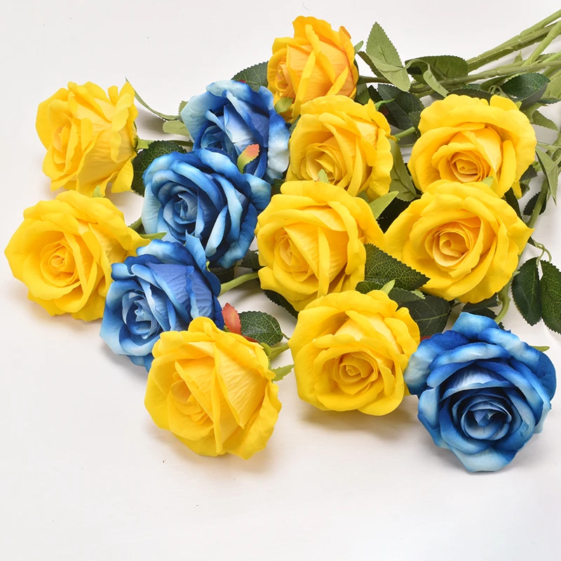 wholesale Wedding Rose Flower Artificial Flower For Wedding Wall Stage Decoration