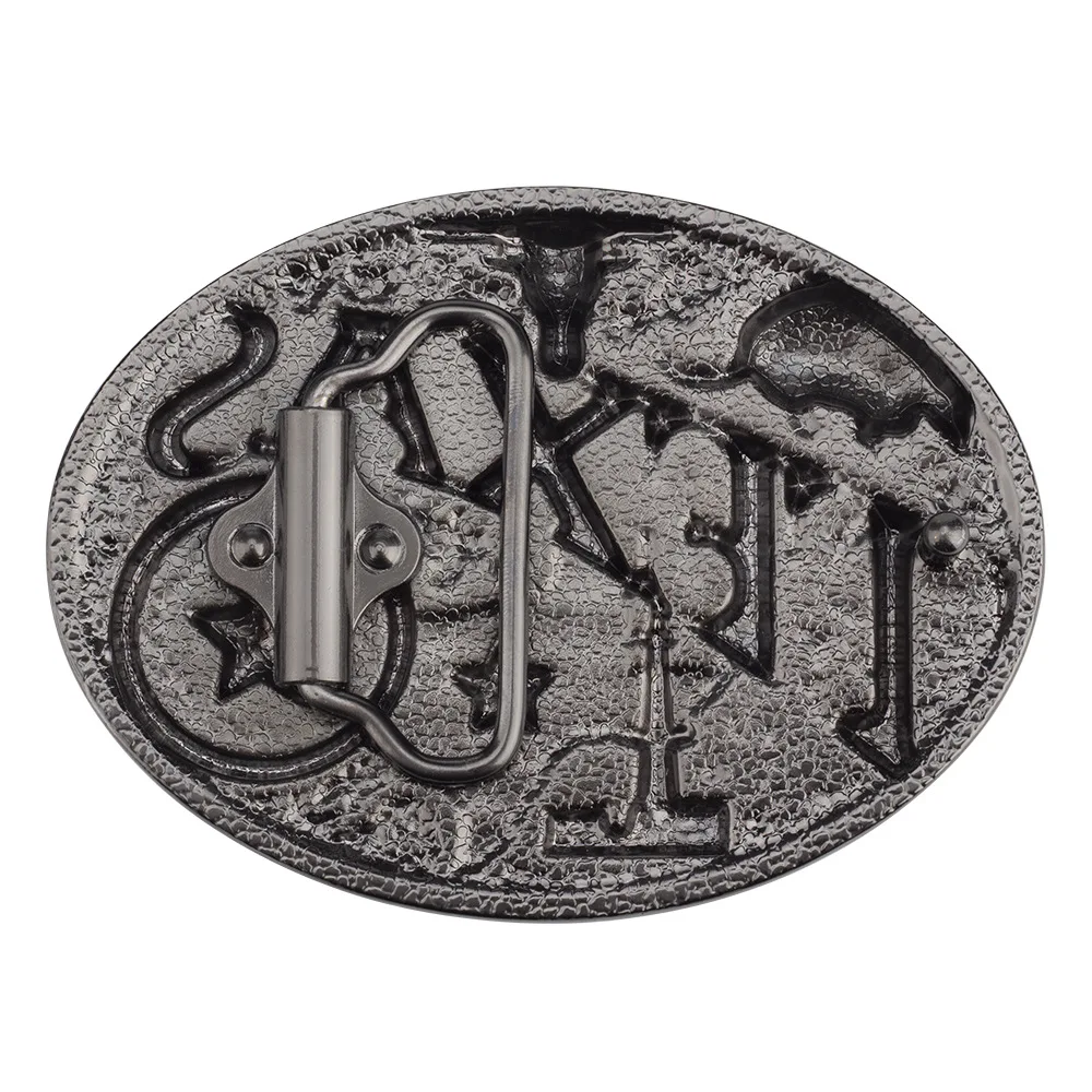 Hot Selling Zinc Alloy Bronze Texas Cowboy Decorative 3D Belt Buckle Western Unique Smooth Vintage Belt Buckle For Men