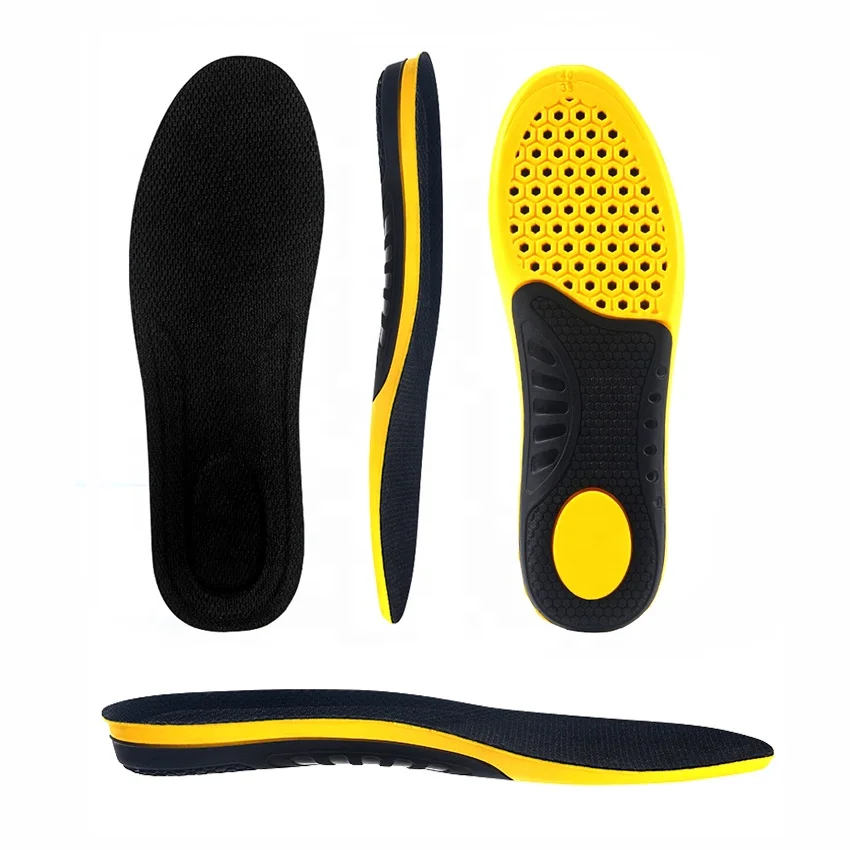 NEW Comfortable Arch Support Flat Foot Orthopedic Insoles Pu Gel Cushioning Sports Orthotic Shoe Insole HA00231