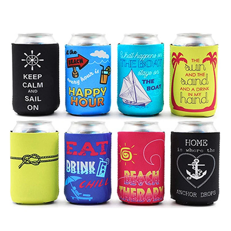 Personalized Neoprene Sublimation Stubby Cooler Holder Insulated 12Oz 330Ml Beer Can Coozies Wholesale In Bulk Plain Koozy