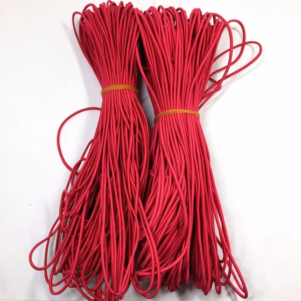 Wholesale multi colored polyester round elastic cord supplier