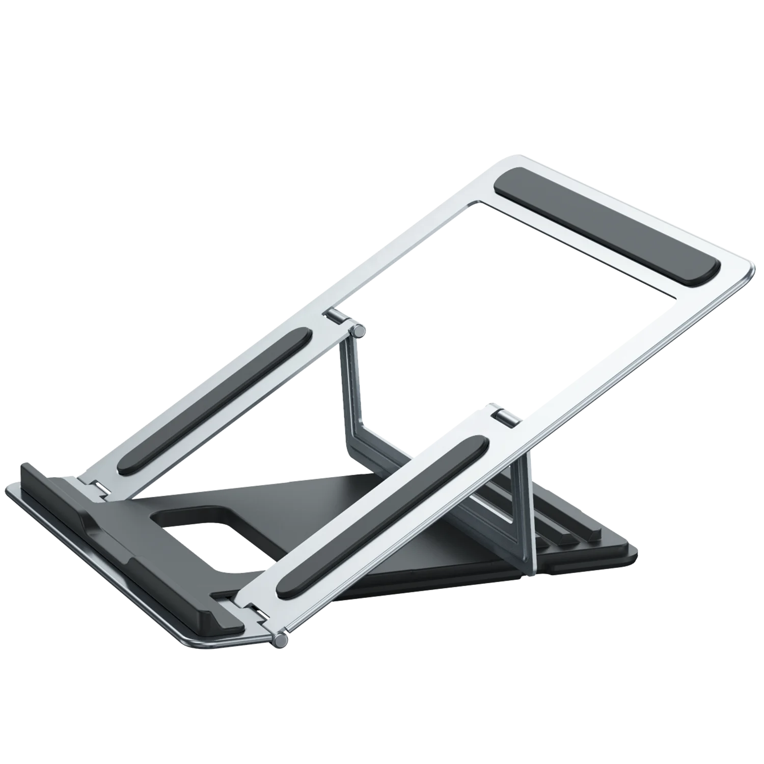 4 Levels Foldable Adjustable Metal Silicone Computer Tablet Stand Ergonomic Notebook