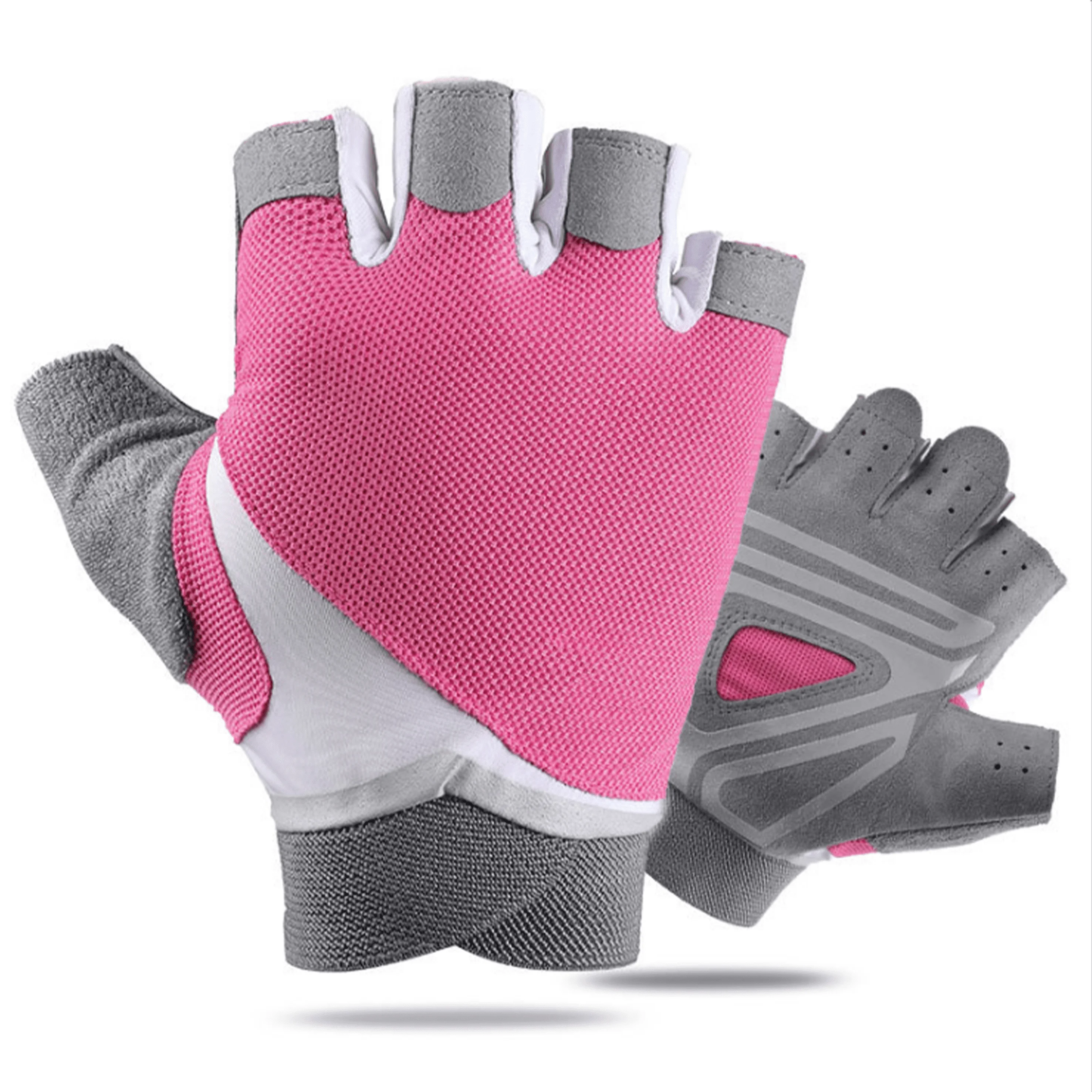 China Factory Custom Breathable  Half finger Anti-slip Outdoor Gym sport gloves