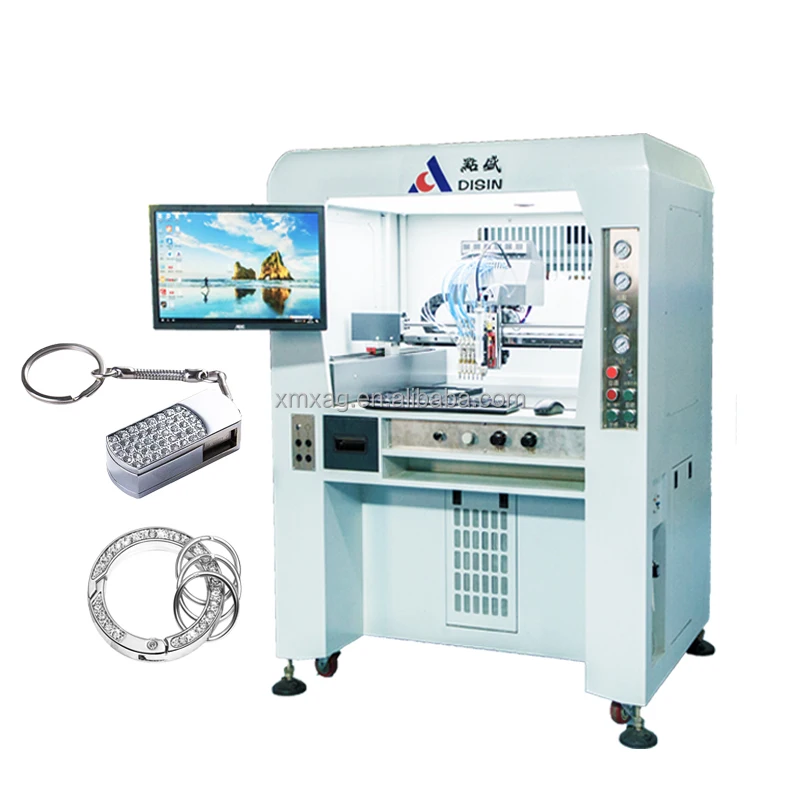 Necklace Ring Jewelry Hairpin Ornaments Making Machine automatic rhinestone machine price