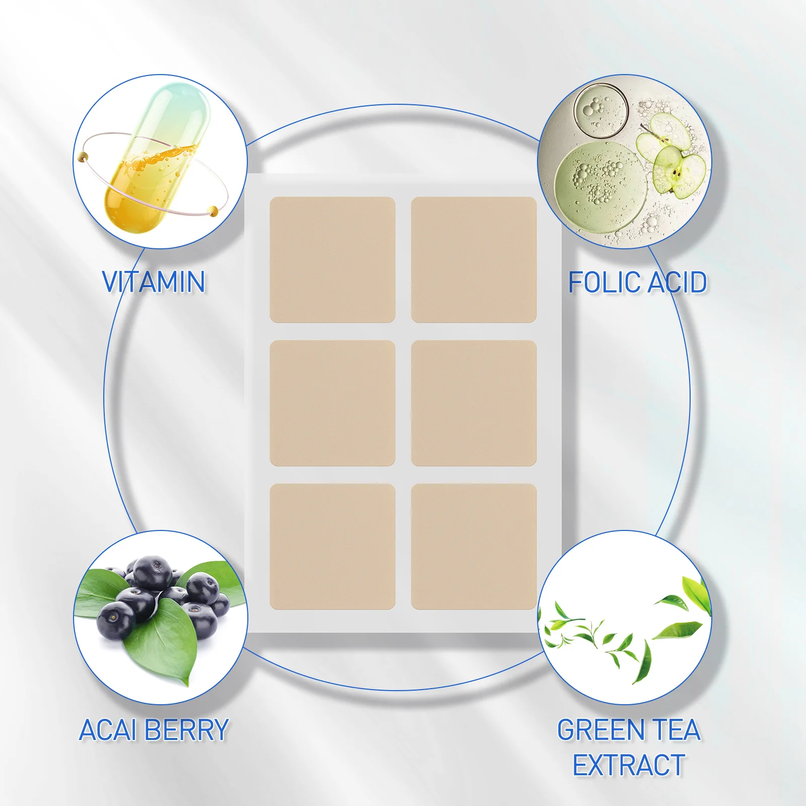 SEFUDUN private label anti drunk hangover cure transdermal patches vitamin B1 B2 B3 B6 B12 party patch hangover defense