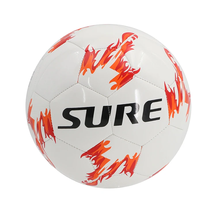 Custom Printed PU TPU PVC Material Soccer Ball Official Size Youth Children Football