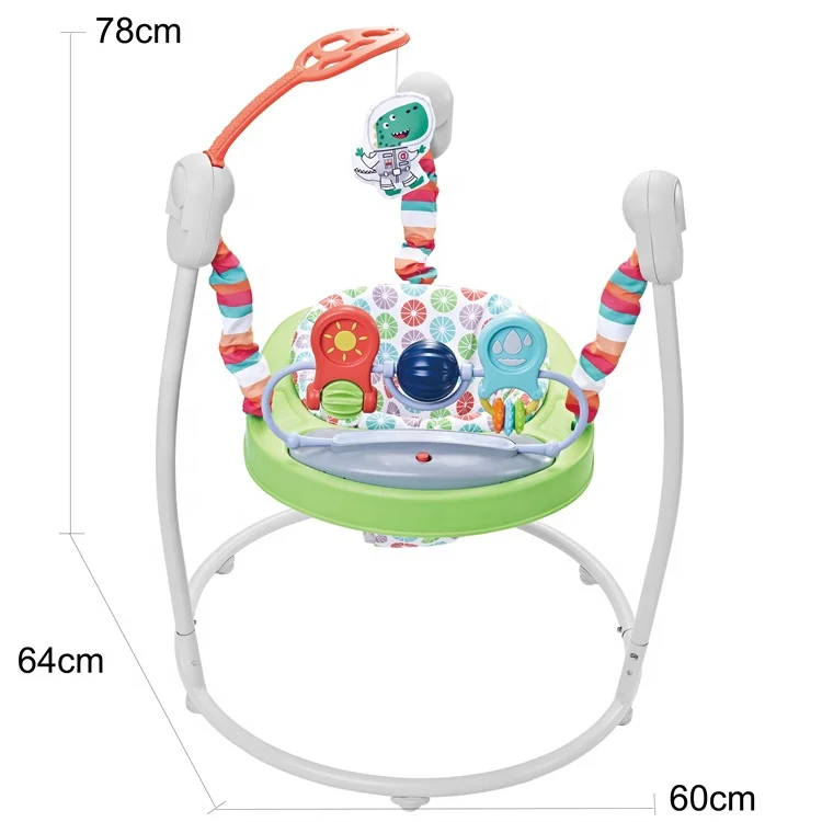 Newborn Baby Swing Rocking Chair Rotating Jumper Stand Activity Center  Jumping Walker For Toddler