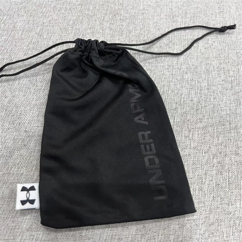 Chuanghua Black Microfiber Sunglasses Pouch Bag with Black Logo Soft Protective Eyeglasses Case Jewelry Packaging & Display
