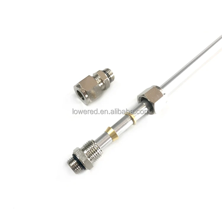 
AIRBFT HARD TUBE JOINT STRAIGHT G3/8xG1/4 Air suspension Metal pipe joint airride aluminium alloy joint 