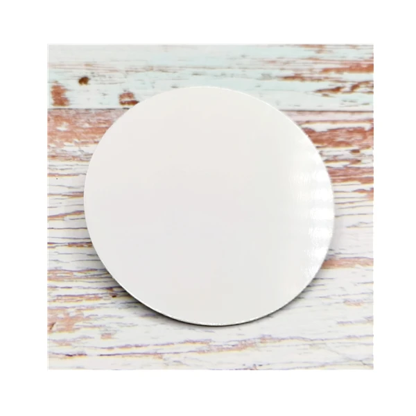 2024 Hot Sales Wholesale Aluminum Sublimation Photo Blanks Round Metal Sublimation Photo Blanks Circle Aluminum Photo Sign