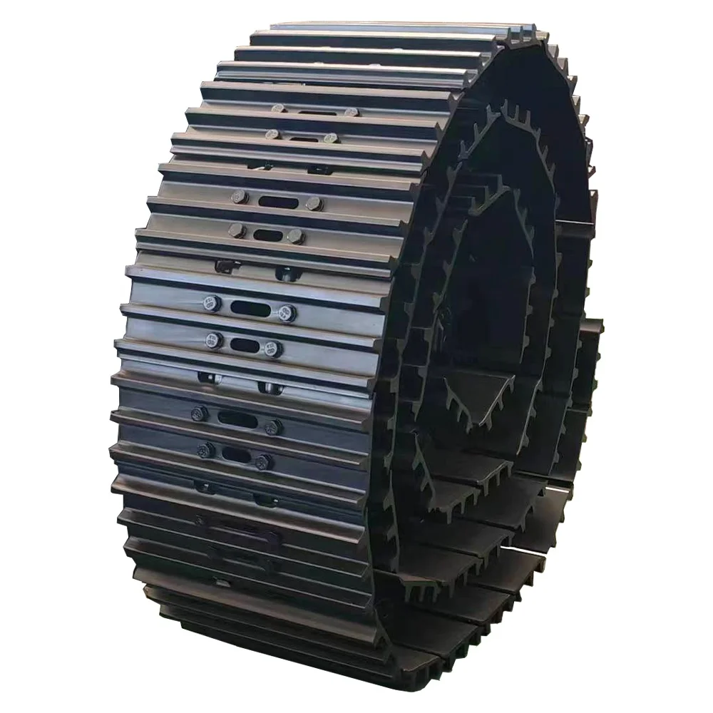 shoe assembly 800mm d150 d155 ty 320b track group durable front idler Caterpillar CAT d6d track assembly steel track assembly