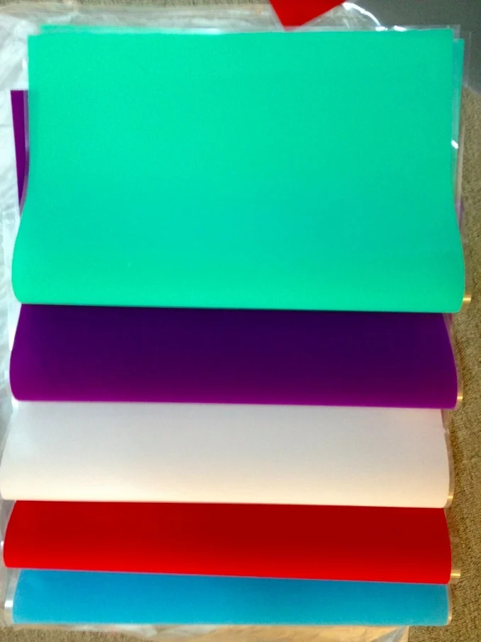 0.6mm NYLON FLOCK SHEET FOR SCREEN  PRINT heat transfer purpose
