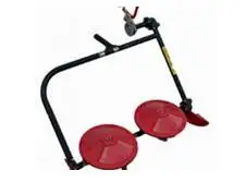 rotary mower with power tiller