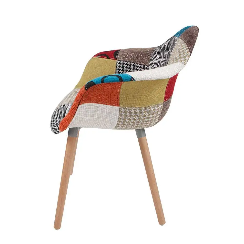 High Quality Style Restaurant Velvet Dining Chairs Meeting Modern Upholstered For Wholesales Fabric Chair Beech Legs