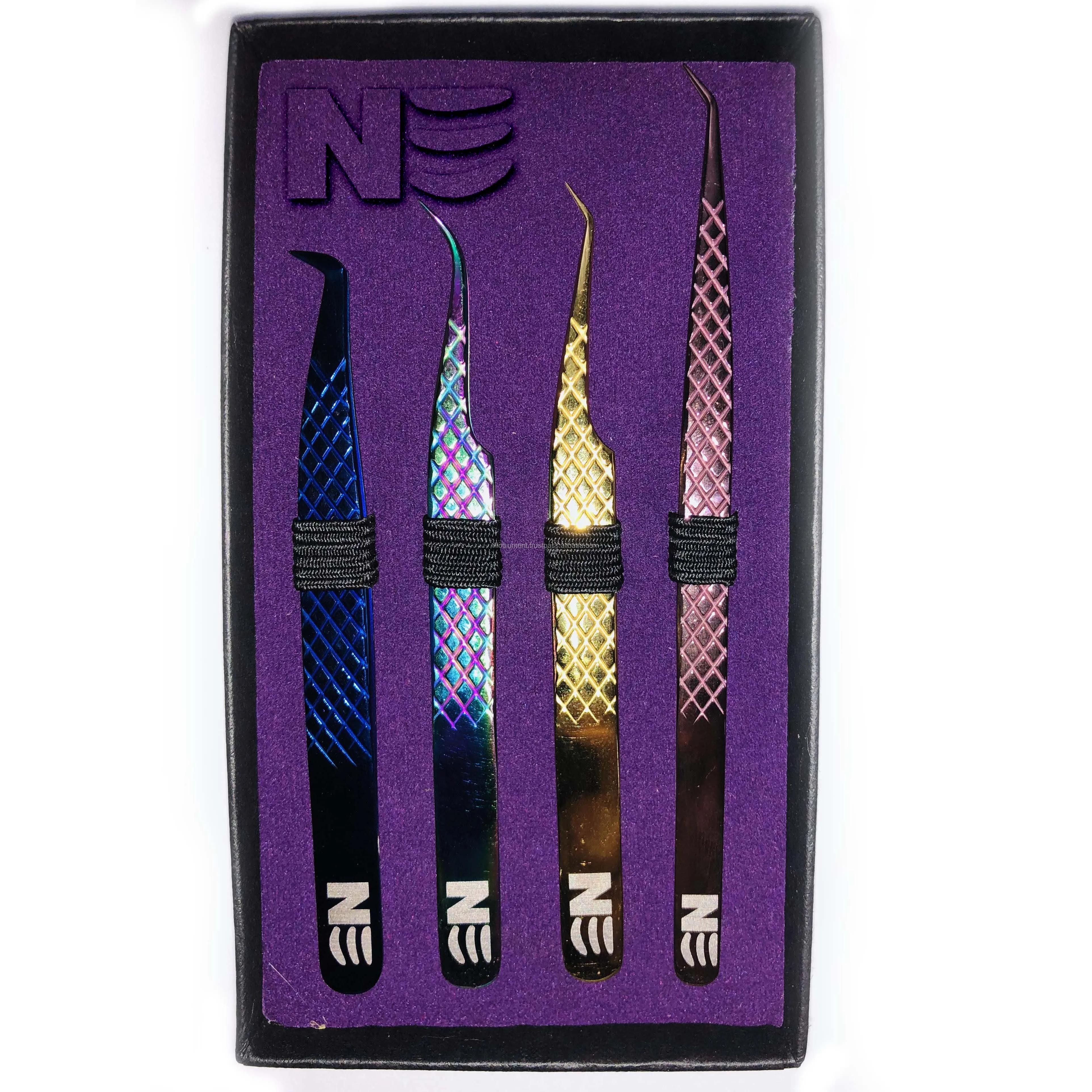 
Russian Volume Lash Tweezers / Eyelash Extension Tweezers / Eyelash Tweezers 