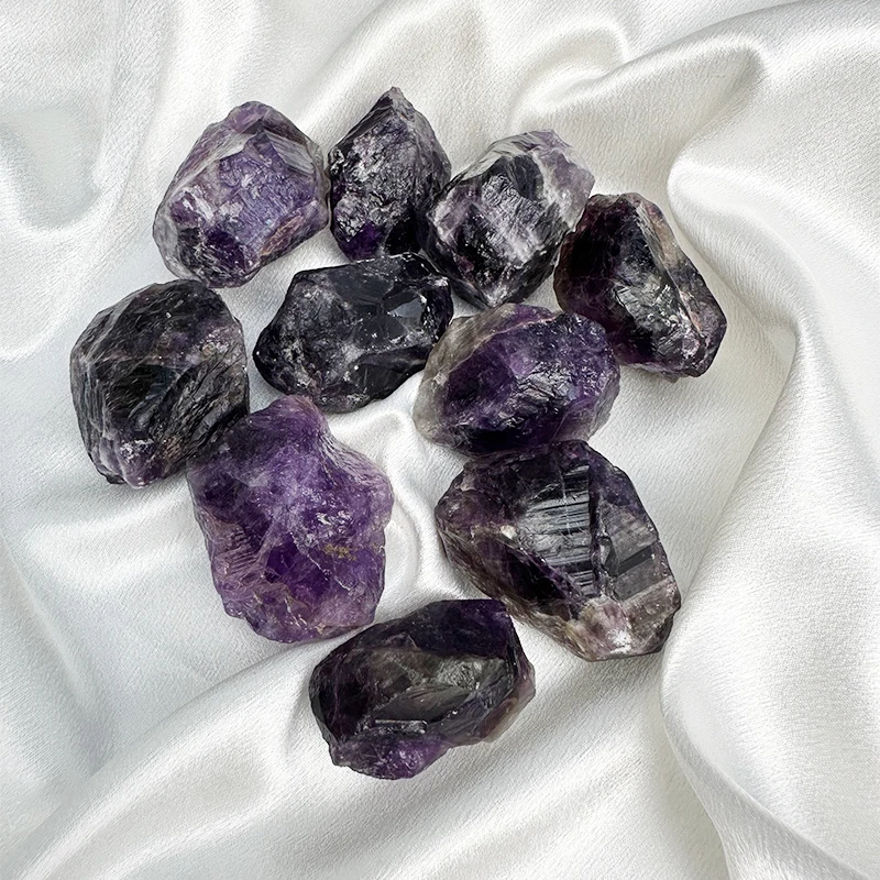 factory high-quality natural raw stone clear rose quartz crystal amethyst wholesale raw crystals