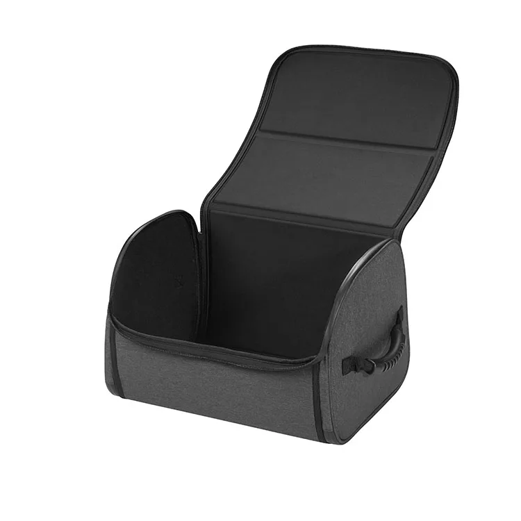 High Quality Storage box Car Back Seat Organizer Leather Customized  Logo  Color oxford car storage box