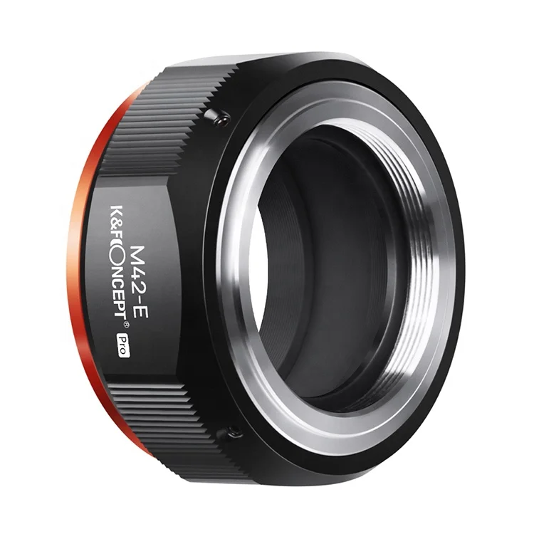 New Design High-precision K&F Concept Unique Design Lens adapter for M42-NEX PRO