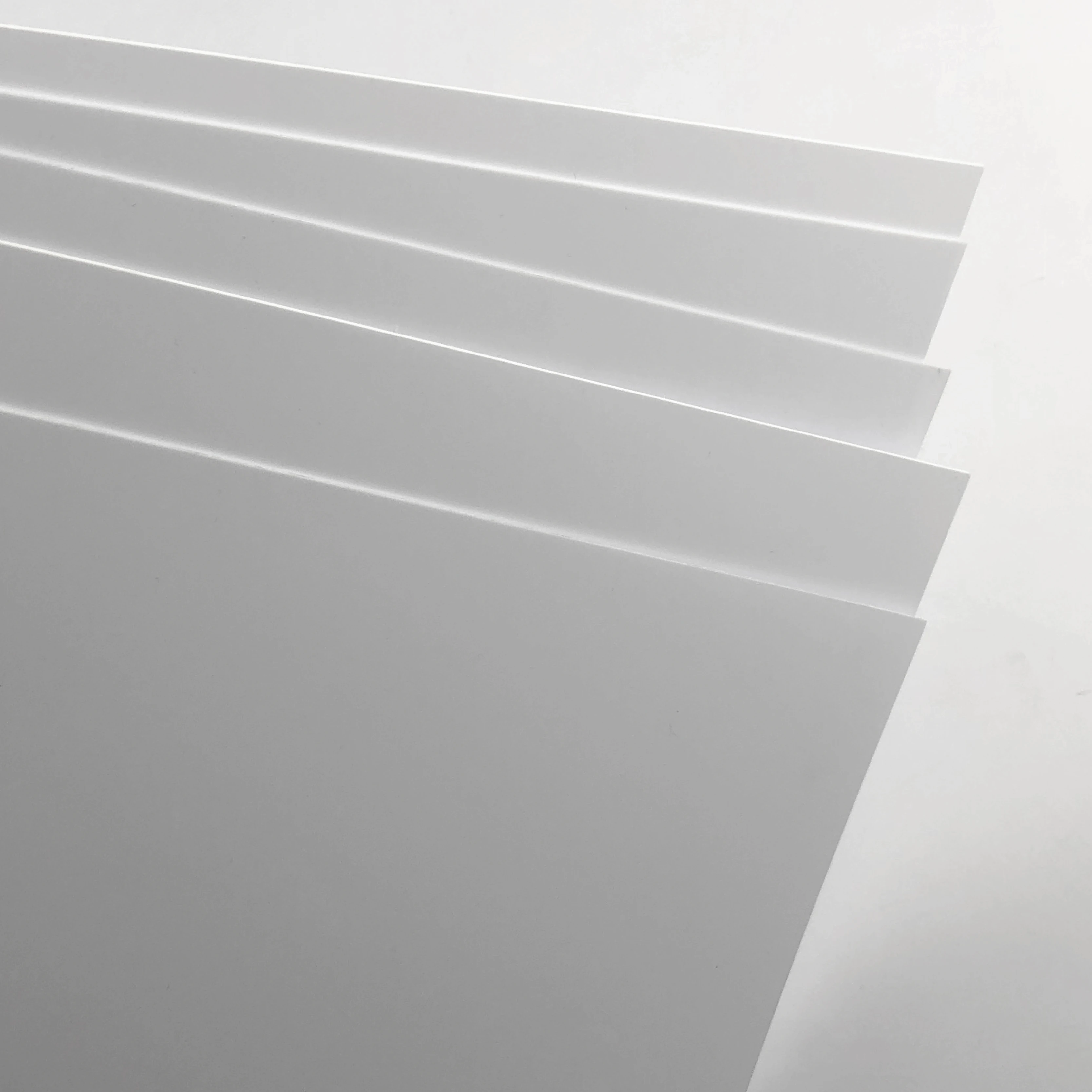 
 1,5 мм матовый белый ПВХ лист для мебели или двери  