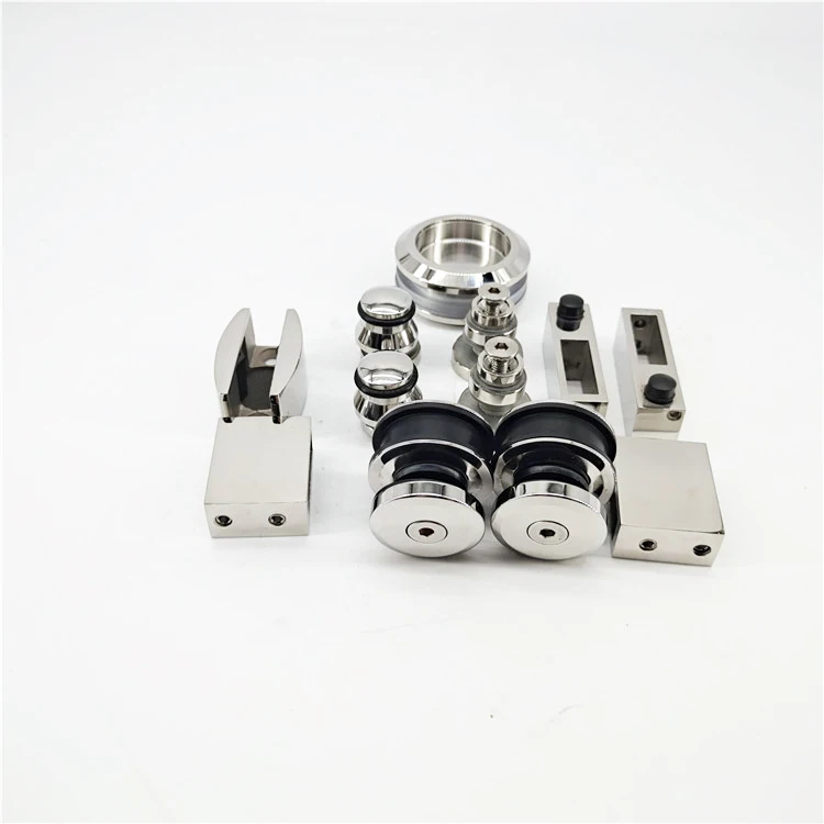 Best selling Sliding shower door glass hardware, sliding glass door fittings, sliding door system