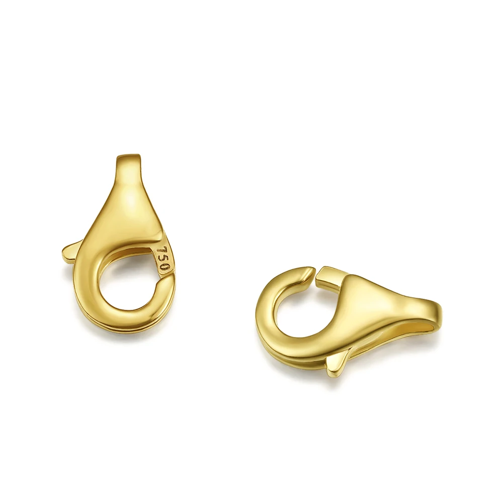  Manufacturer of 9K/14K/18K Solid Gold Fine Jewelry Findings 5.0 Clasps Spring Ring Clasp