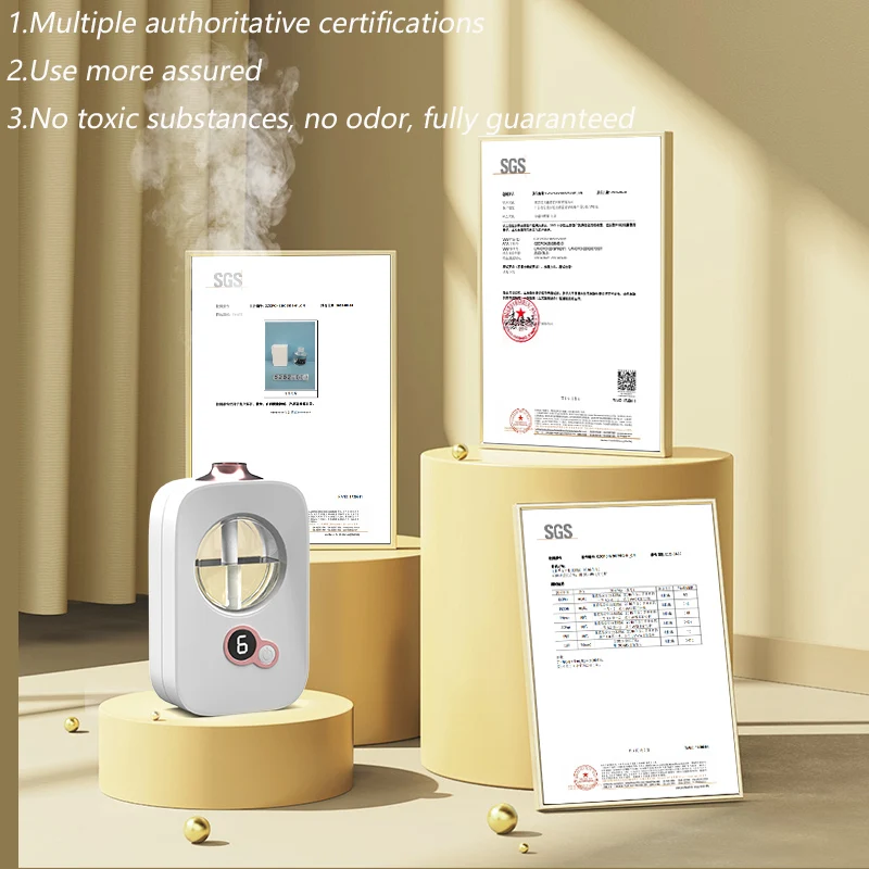 Automatic perfume machine Simple Essential oil supplement liquid Indoor toilet intelligent digital display pet deodorization